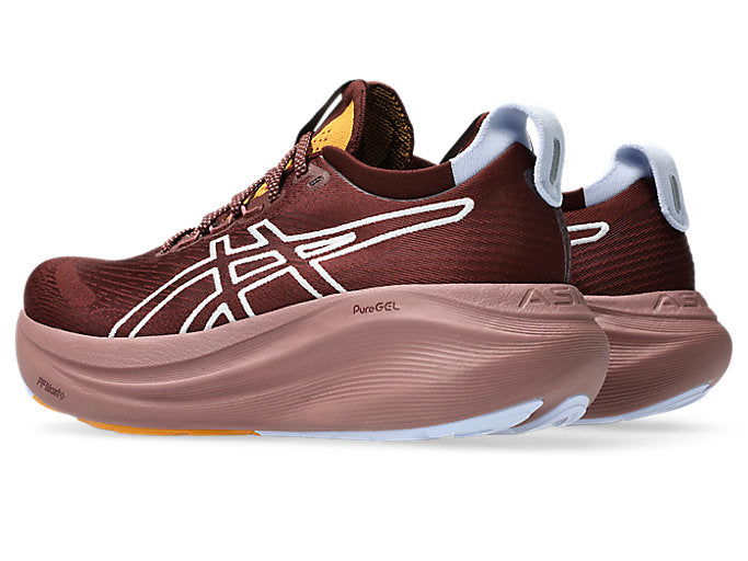 ASICS GEL-NIMBUS 27 Nature Bathing Dark Red Planet