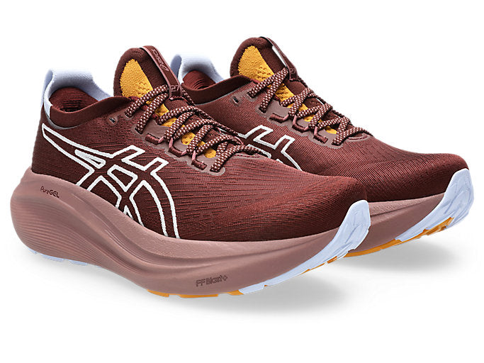ASICS GEL-NIMBUS 27 Nature Bathing Dark Red Planet