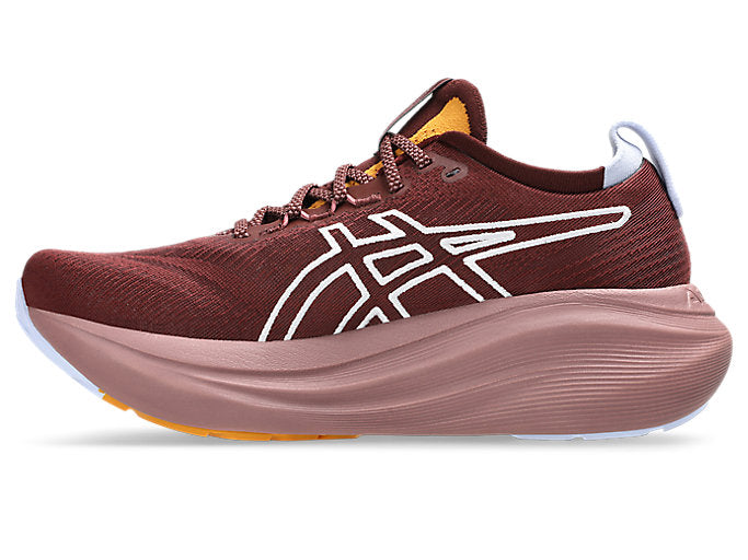 ASICS GEL-NIMBUS 27 Nature Bathing Dark Red Planet