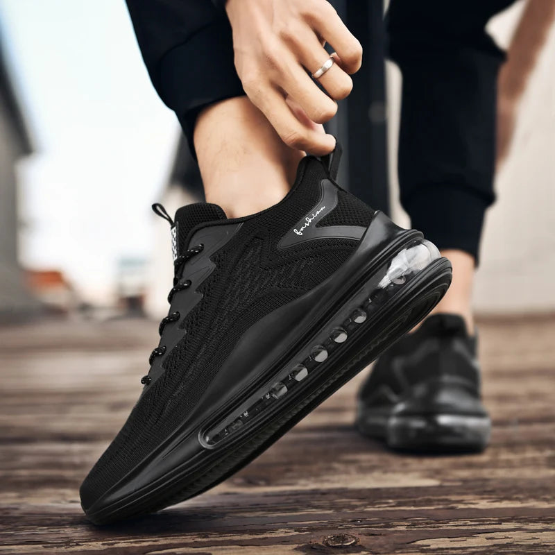 Herren Air-Laufschuhe, Tennis-Walking-Schuhe, atmungsaktive und rutschfeste Laufschuhe
