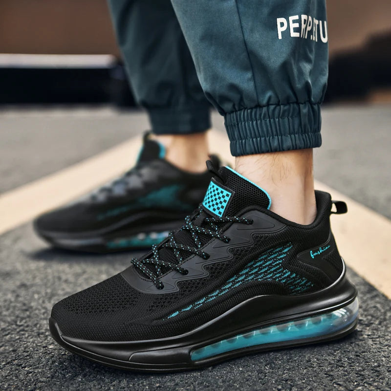 Herren Air-Laufschuhe, Tennis-Walking-Schuhe, atmungsaktive und rutschfeste Laufschuhe