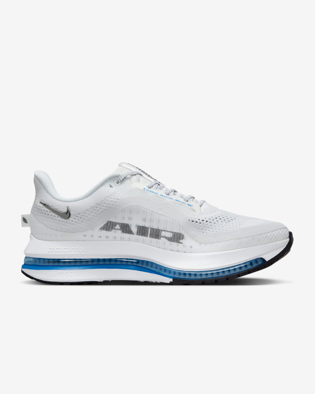 Nike Pegasus Premium - 25 - White/Photo Blue/Pure Platinum/Black
