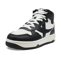 Xtep Mubai Baumwollschuhe für Damen 2024 Winter Warme, weiche Sportschuhe Trendy Retro Bequeme Turnschuhe 876418370028  - Schwarz / 35