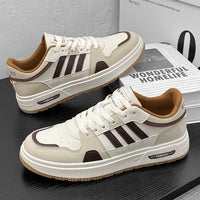 2025 Neue Herren-Boardschuhe, Turnschuhe, Skateschuhe, Freizeitschuhe, lässig, Unisex, geruchshemmend, stoßdämpfend, weiche Sohle, elegant, langlebig  - Beigebraun / 41