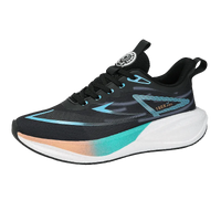 2025 neue Laufschuhe für Männer und Frauen, atmungsaktive Freizeitsportschuhe, rutschfeste Dämpfung, bequeme Tennisschuhe für Männer, Größe 36-45 - Schwarz / 36